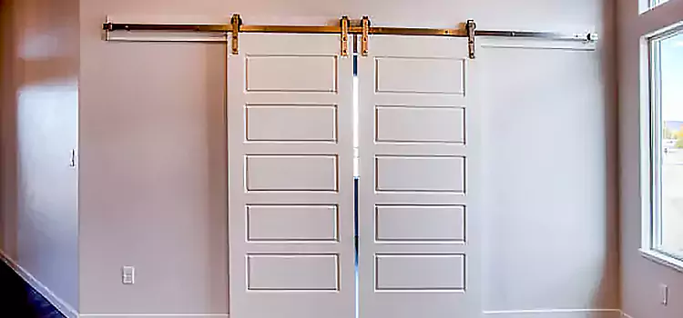 Glass Barn Door with Installation Hardware Kit Hazleton